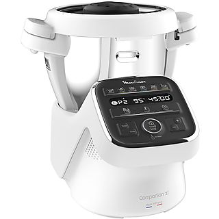 Robot de cocina - MOULINEX DPCD-MOUHF80CB10, 1,550 W, 4,5 l, Blanco