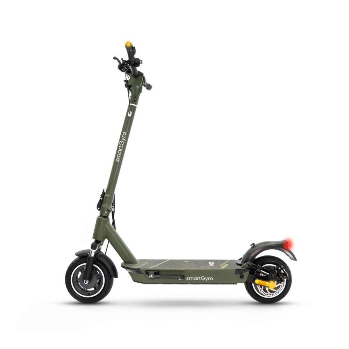 Patinete eléctrico - Patín Eléctrico SMARTGYRO, 800 W, 13,000 mAh, 25 km/h, Army