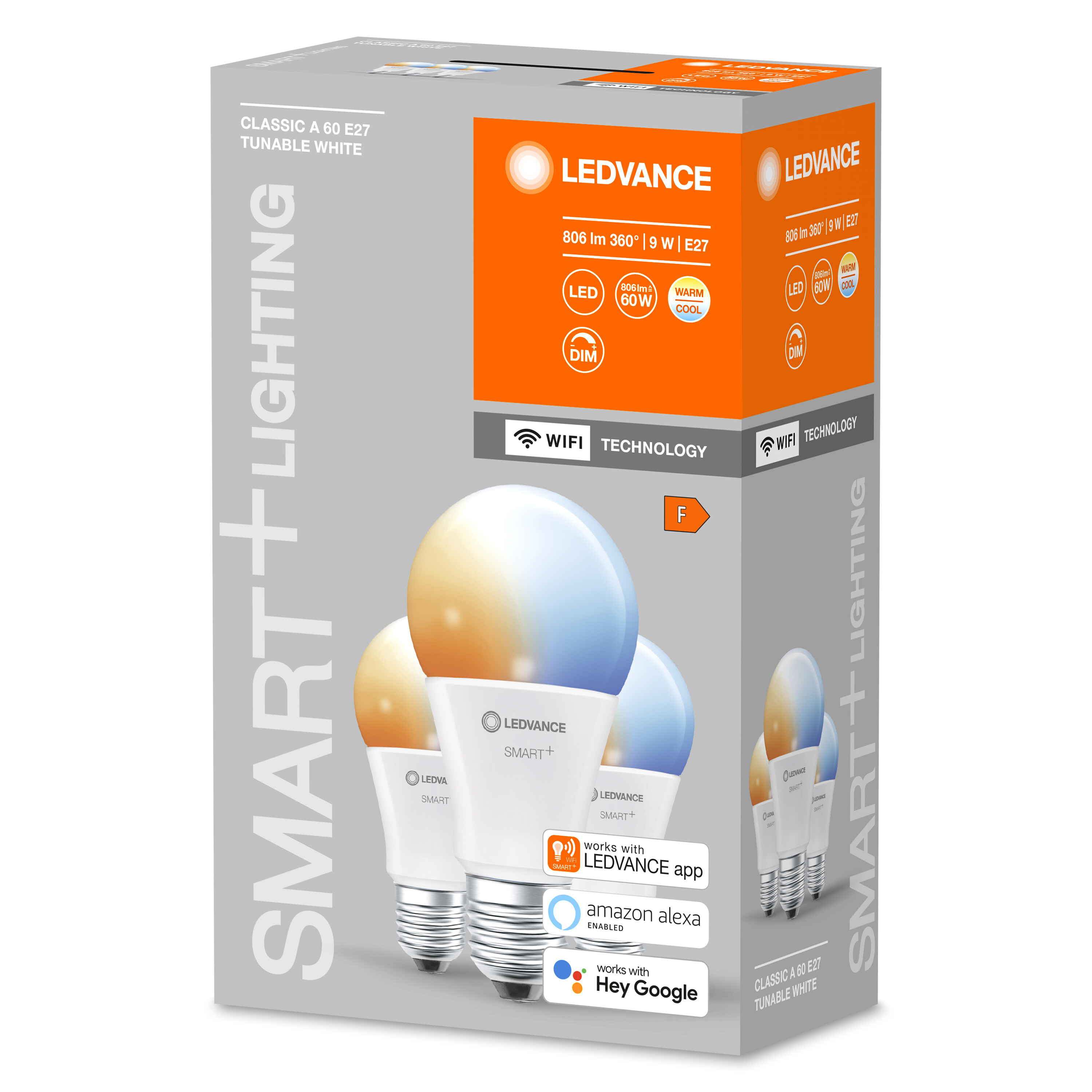 LEDVANCE SMART+ Lampe White Tunable änderbar Classic Lichtfarbe WiFi LED