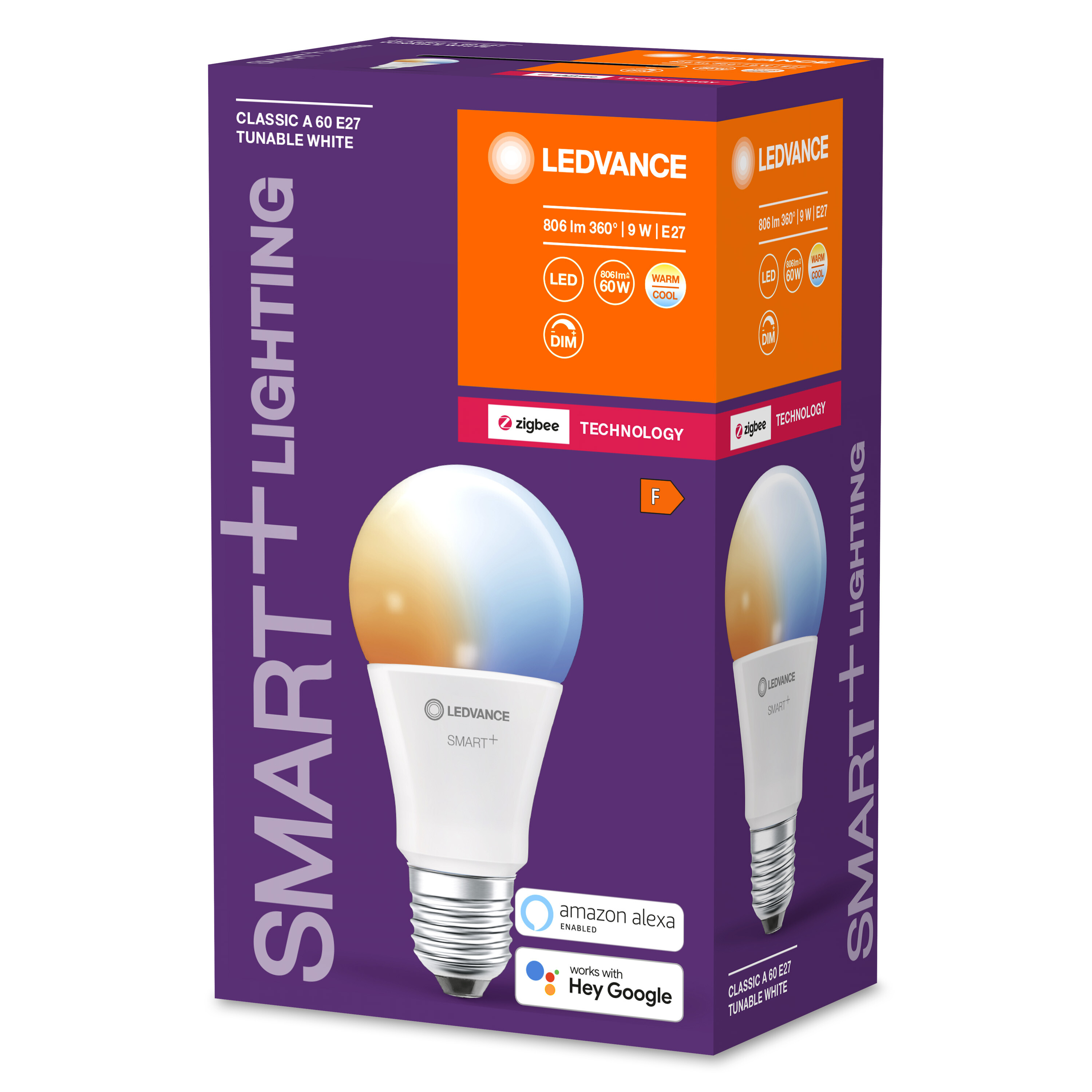 LEDVANCE SMART+ Classic Lichtfarbe White änderbar LED Lampe Tunable