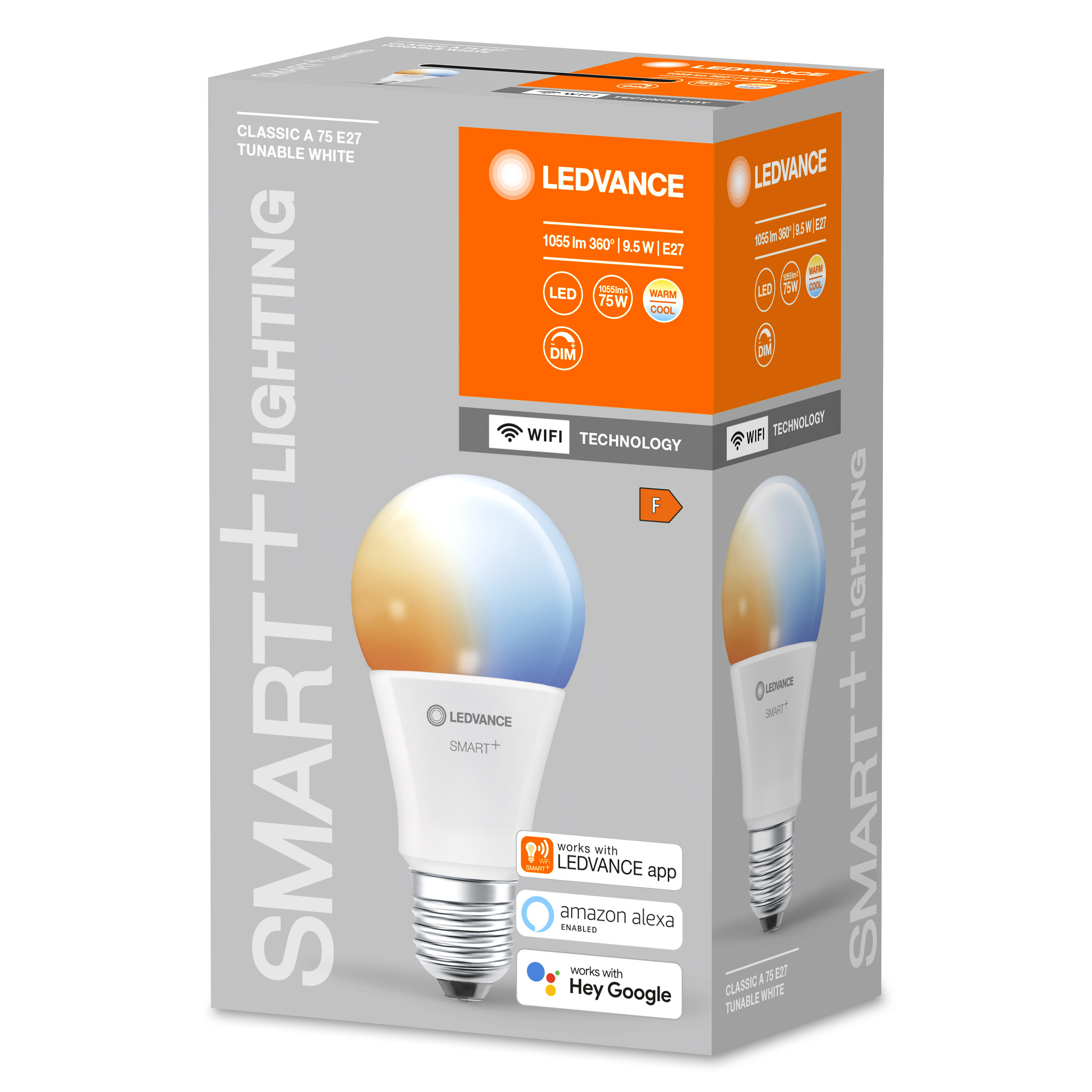 White Classic LED LEDVANCE WiFi Lampe SMART+ änderbar Lichtfarbe Tunable