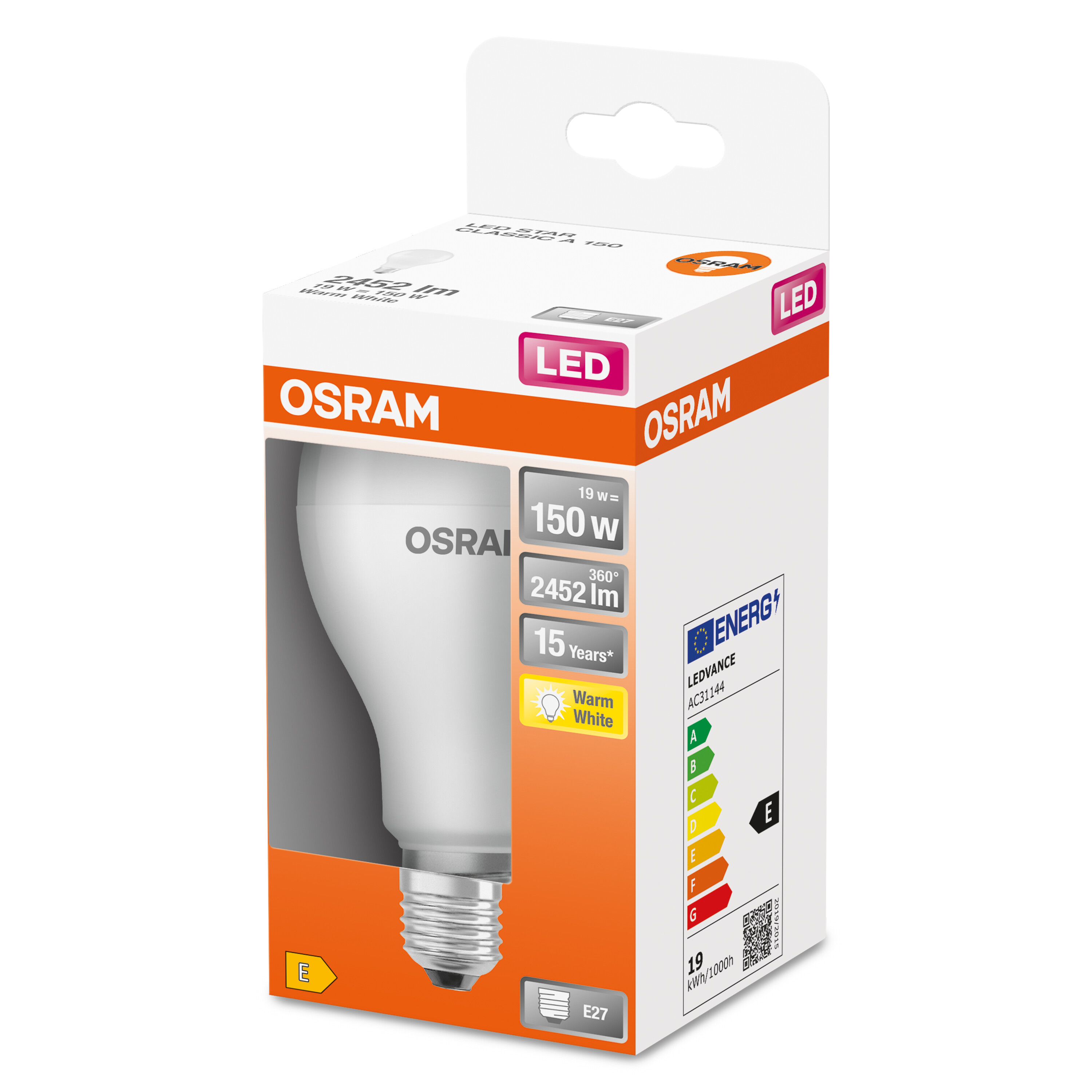 A CLASSIC 2452 STAR OSRAM  LED Kaltweiß Lampe Lumen LED