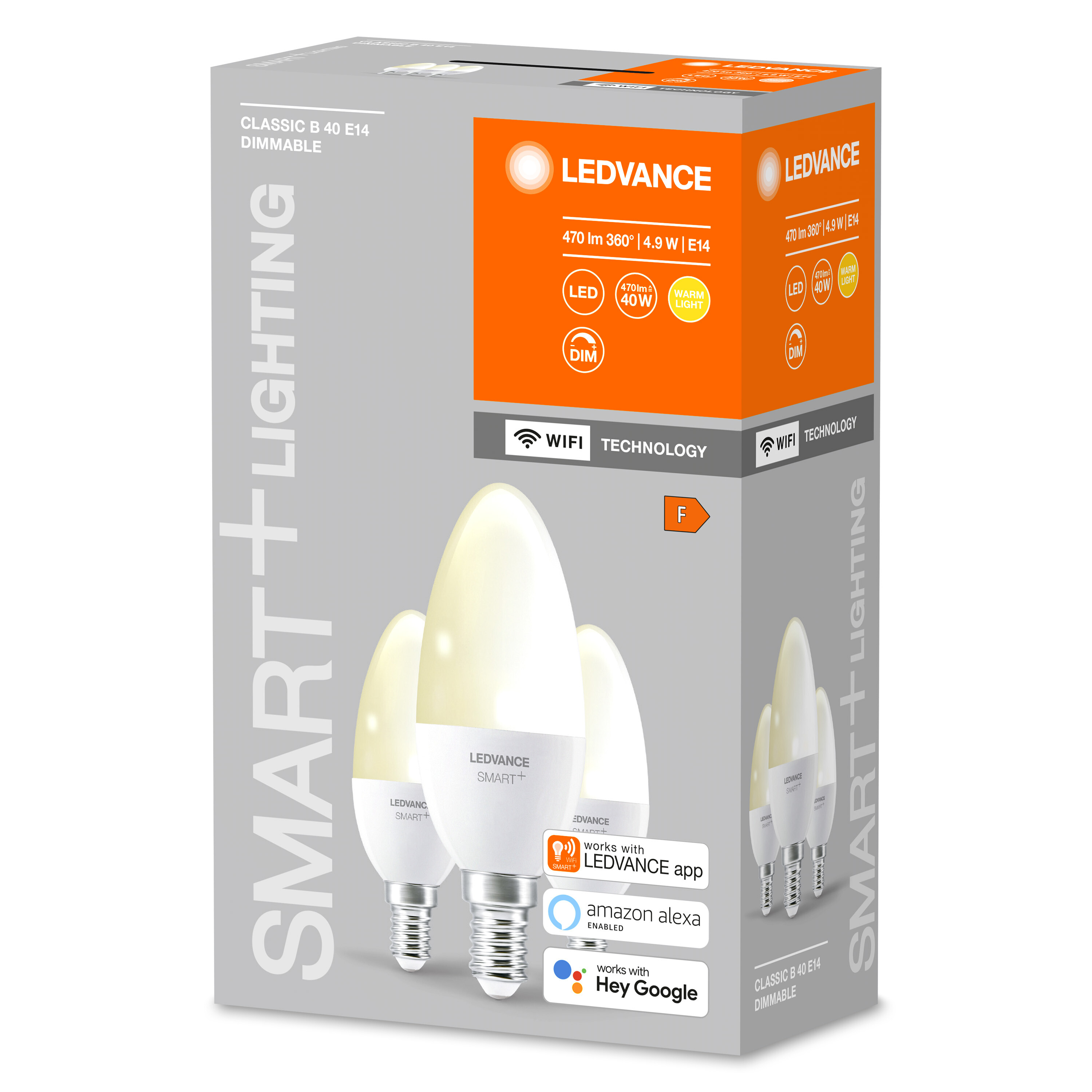 LEDVANCE SMART+ Dimmable Lampe LED Candle Warmweiß WiFi