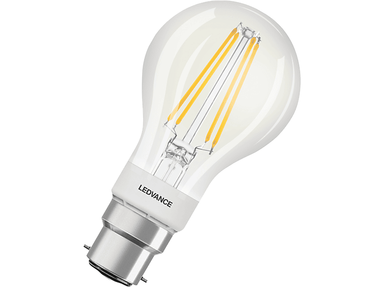 LEDVANCE SMART+ Filament Lampe 806 LED 6 Lumen Classic Dimmable B22 W/2700 60 Warmweiß