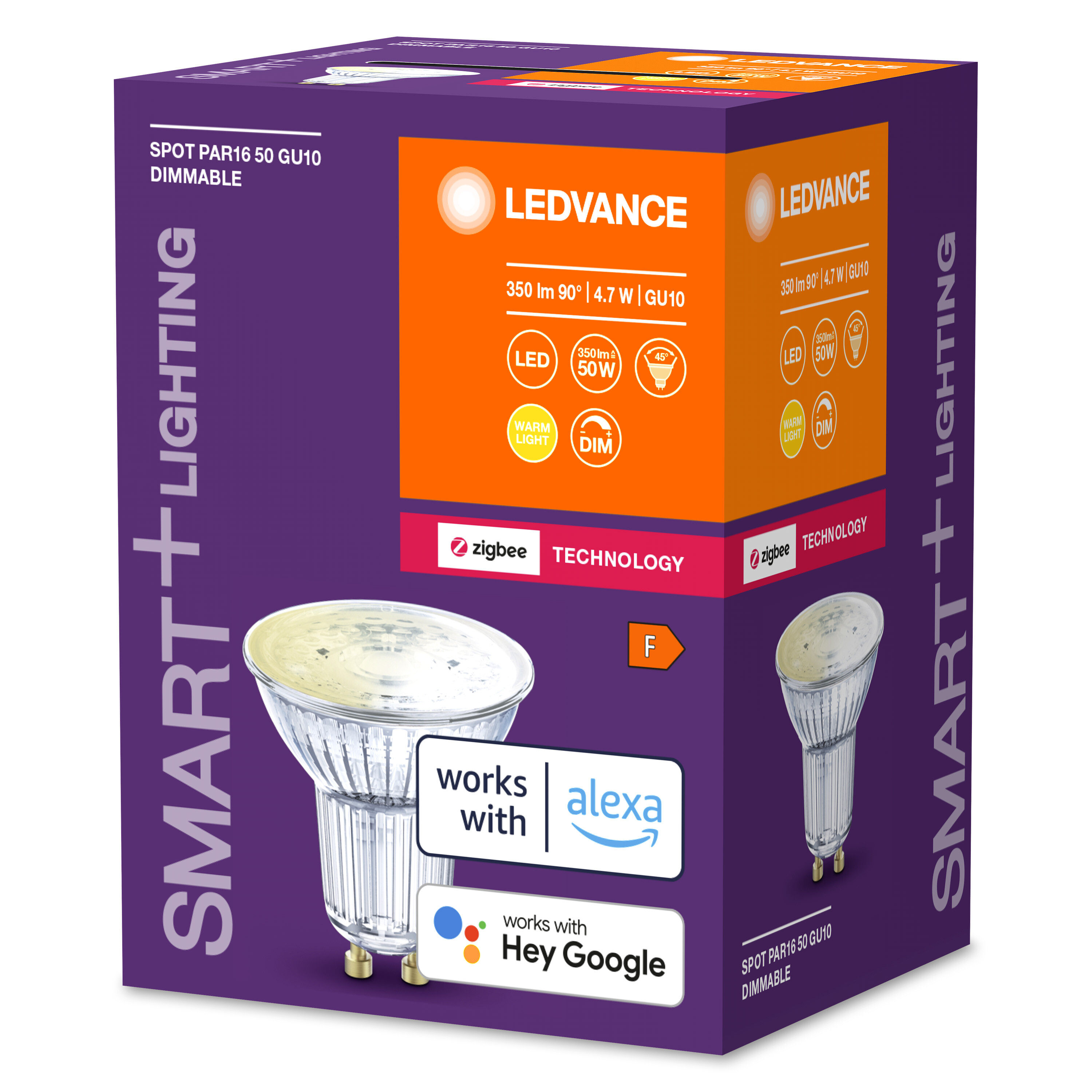 LEDVANCE SMART+ Spot GU10 Dimmable LED-Refektorlampe Warmweiß