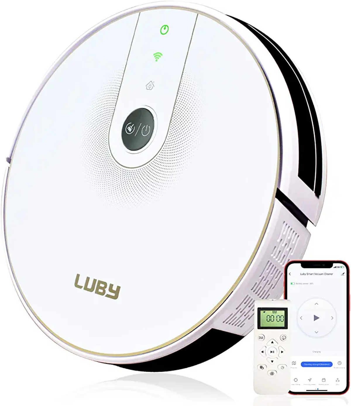 LUBY Cleans for Saugroboter Hard Floors, Low-Pi Hair, Pet
