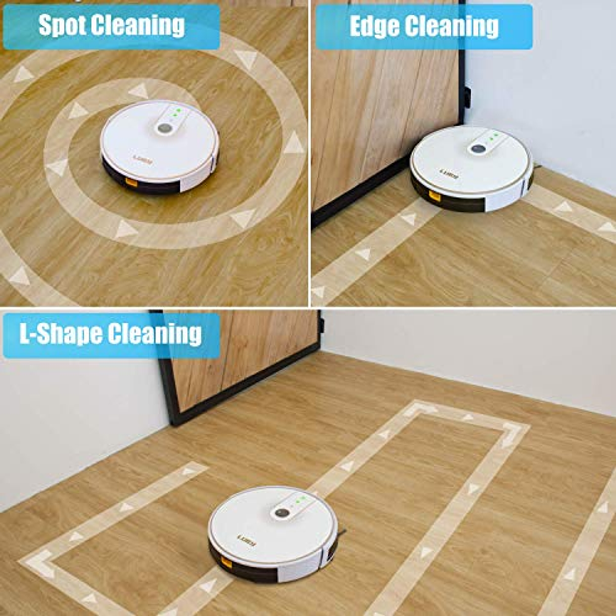 Cleans Hard Saugroboter for Hair, LUBY Pet Floors, Low-Pi