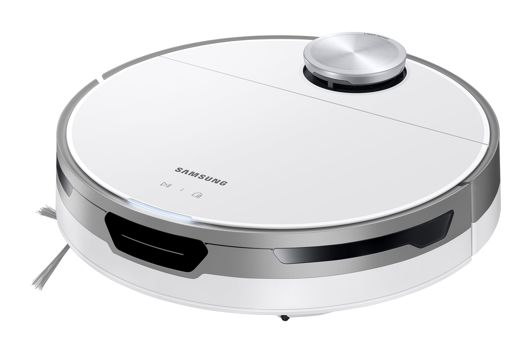 Robot aspirador - VR30T85513W SAMSUNG, 60 W, 0,3 l, 90 min, 76 dB(A)dB(A), Blanco
