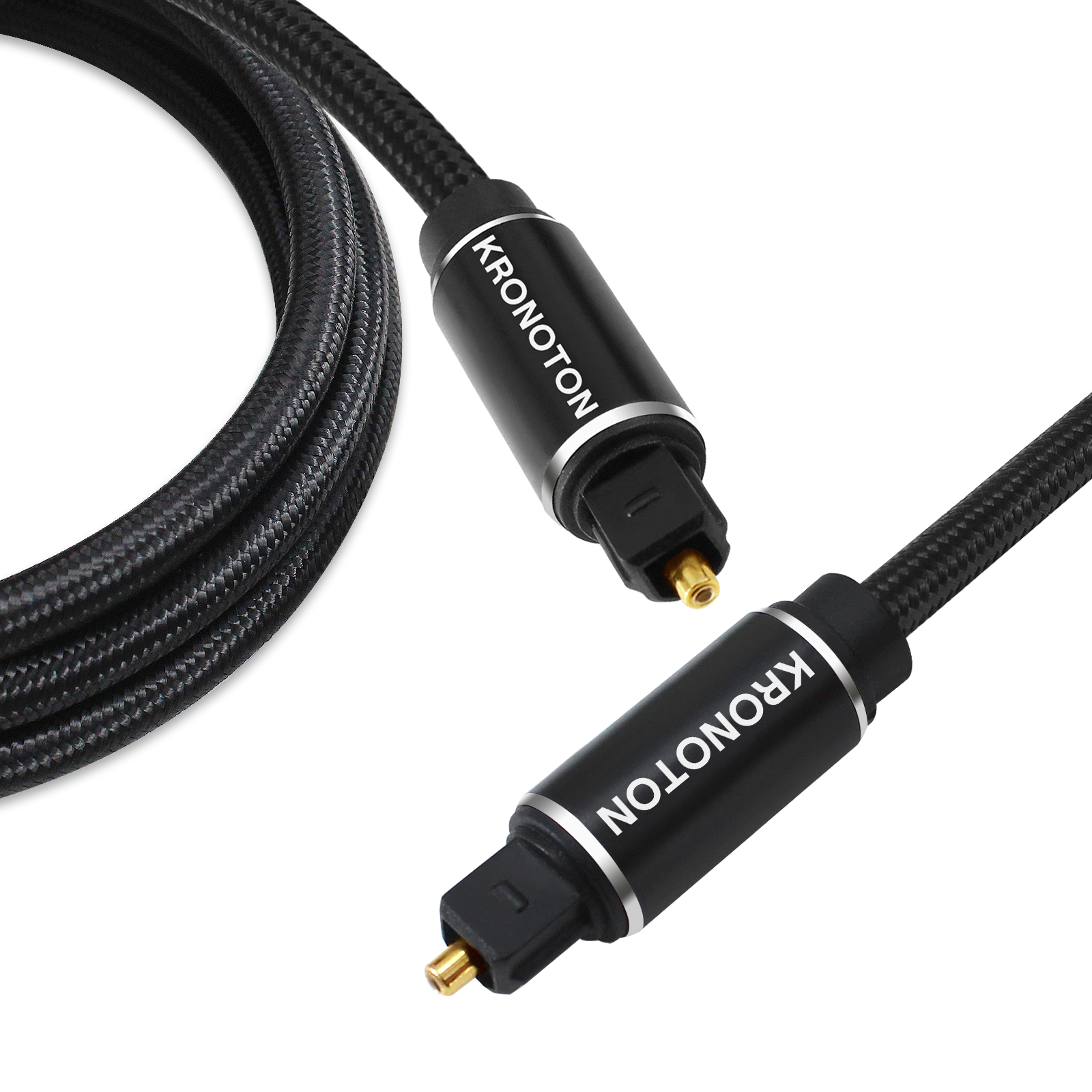 Premium Digital Optical, Audio KRONOTON 1,5 Kabel, HDSX Toslink Kabel Lichtleiter m