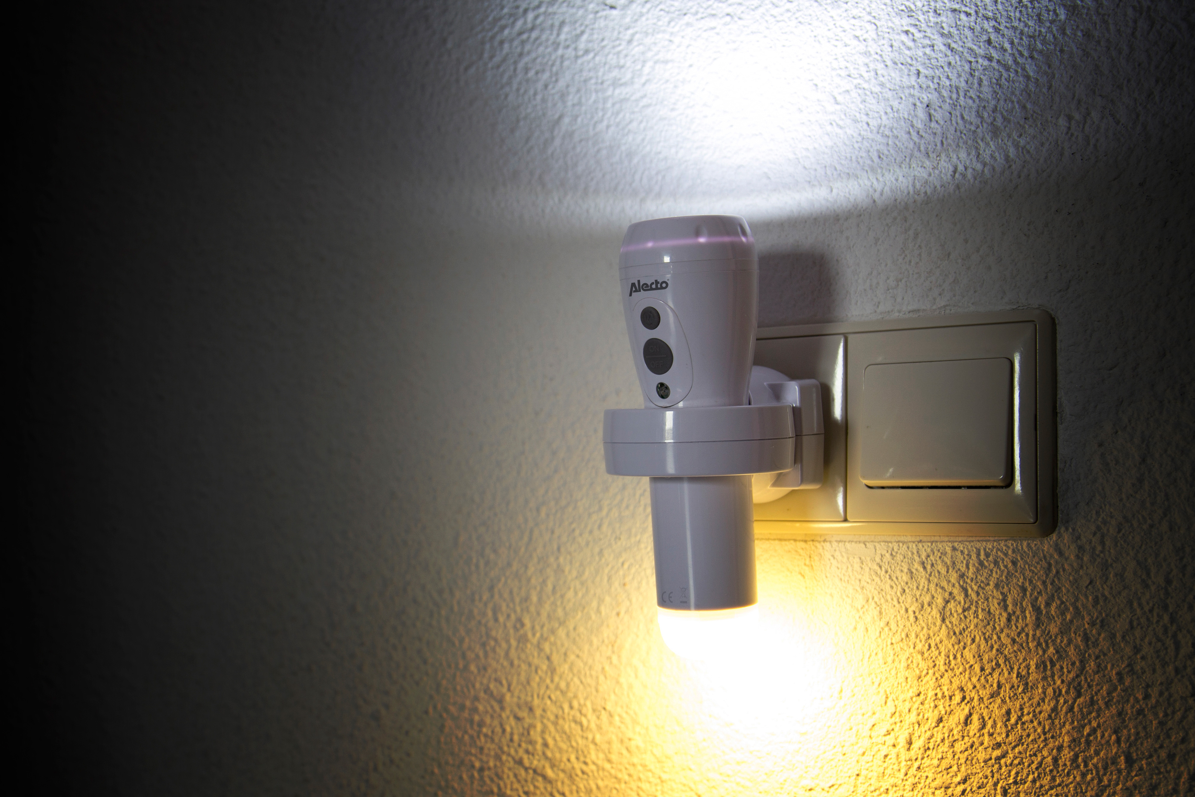ALECTO ATL-110 - aufladbar - LED-Nachtlicht/ Taschenlampe