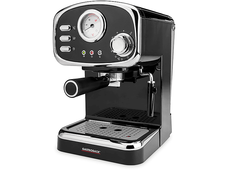 GASTROBACK 42615 DESIGN BASIC Espressomaschine Schwarz | Siebträger
