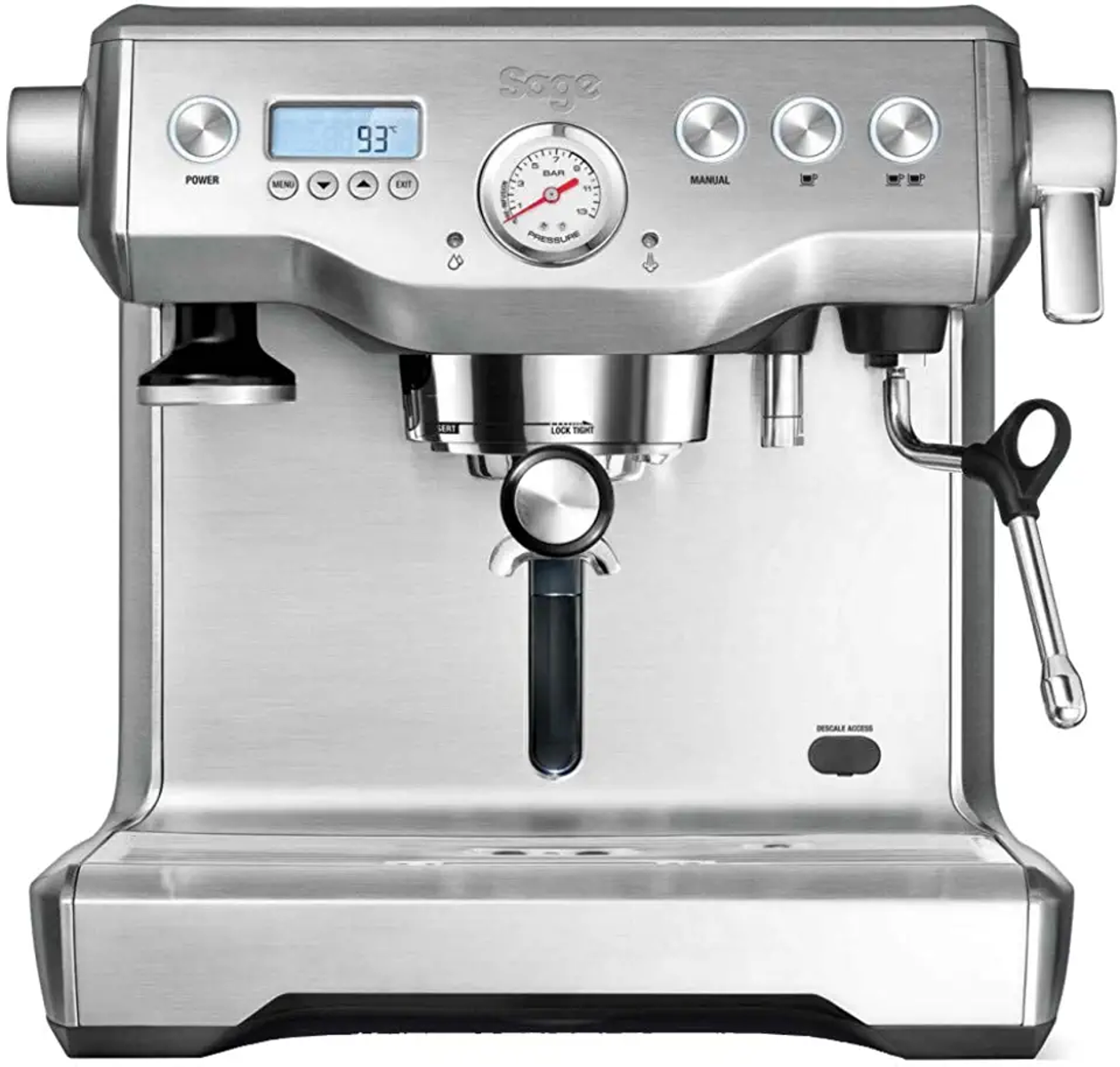 Cafetera express - SES920BSS4EEU1 SAGE APPLIANCES, 15 barbar, 2200 W, Inox