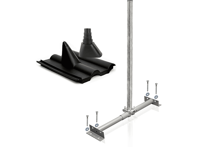 Dachsparrenhalter Dachsparrenhalterung, Frankfurter PREMIUMX Silber X100-60 SAT schwarz Set feuerverzinkt