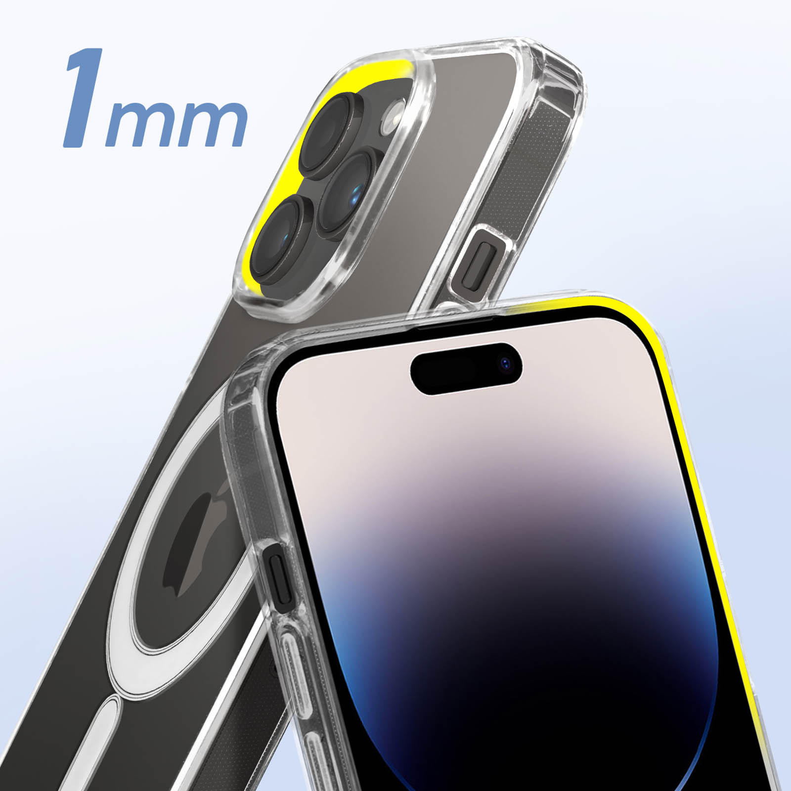 AVIZAR Hybrid MagSafe Series, Backcover, Transparent Max, 14 Pro iPhone Apple