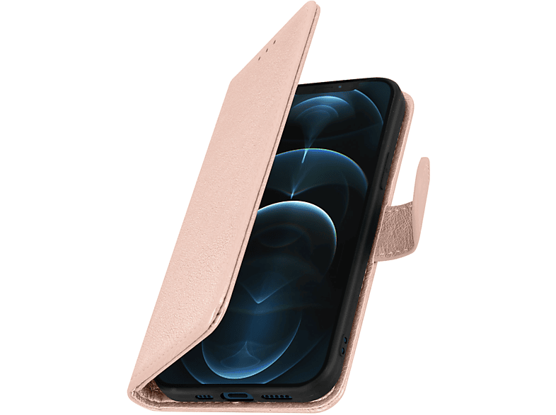 AVIZAR Chesterfield Series, Bookcover, Apple, iPhone 12 Pro Max, Rosegold