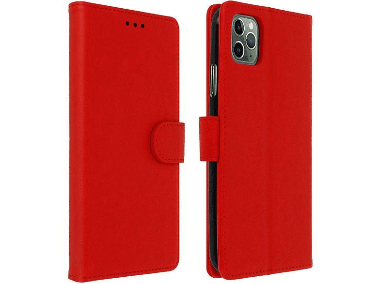 AVIZAR Chester Series, Bookcover, Apple, iPhone 11 Pro Max, Rot | Bookcover