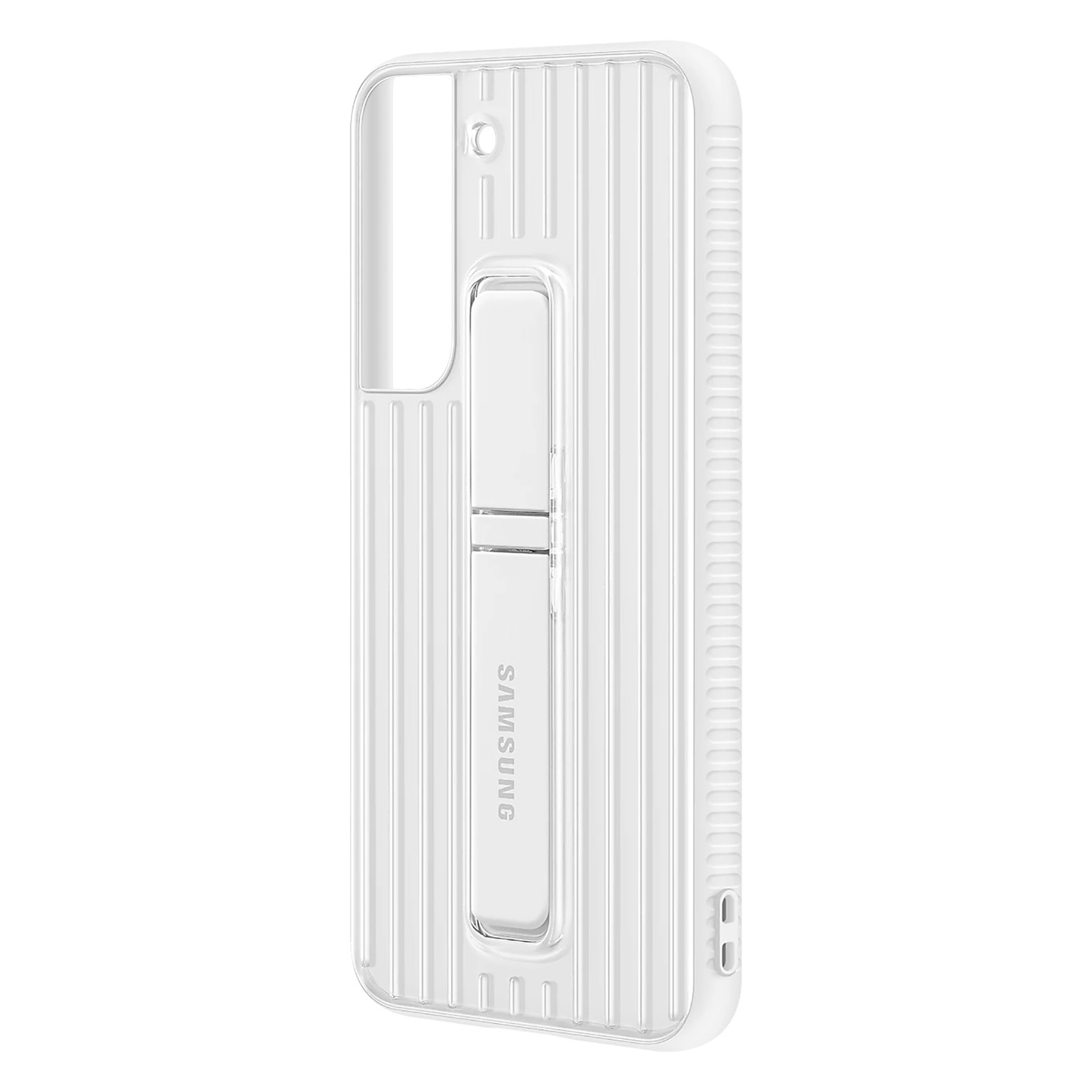 SAMSUNG Protective Standing Cover Series, Weiß Backcover, Galaxy S22, Samsung