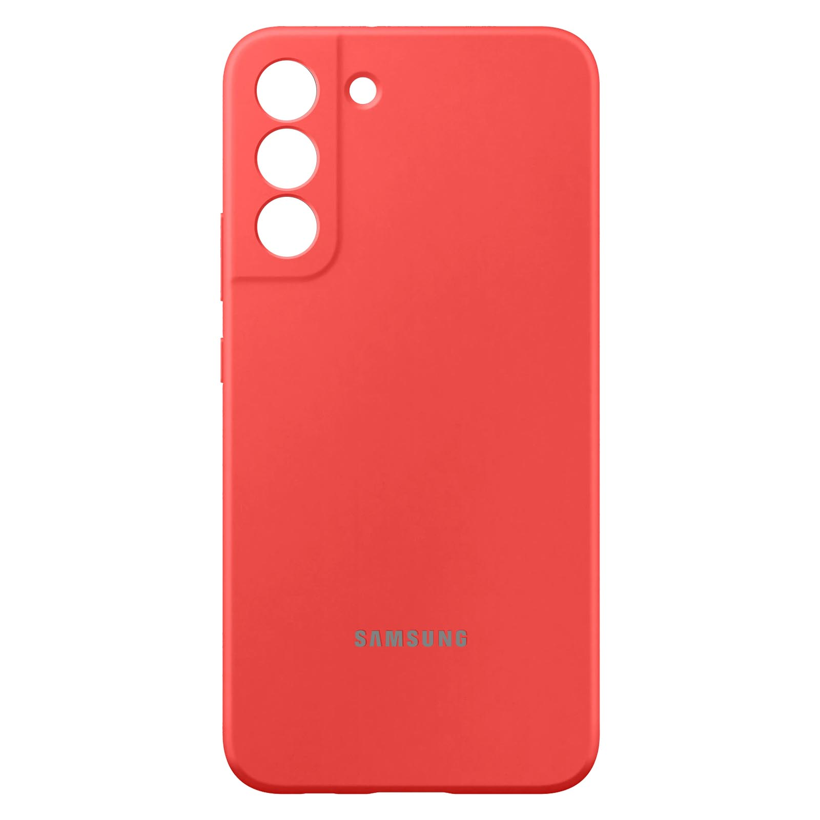 Plus, Backcover, Silicone SAMSUNG Cover S22 Samsung, Korallenrot Galaxy Series,