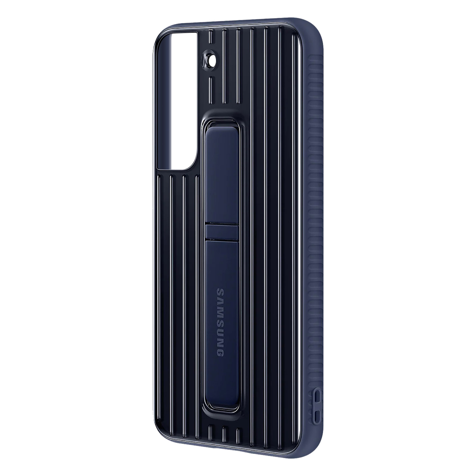 Backcover, Cover S22, SAMSUNG Galaxy Dunkelblau Standing Protective Series, Samsung,