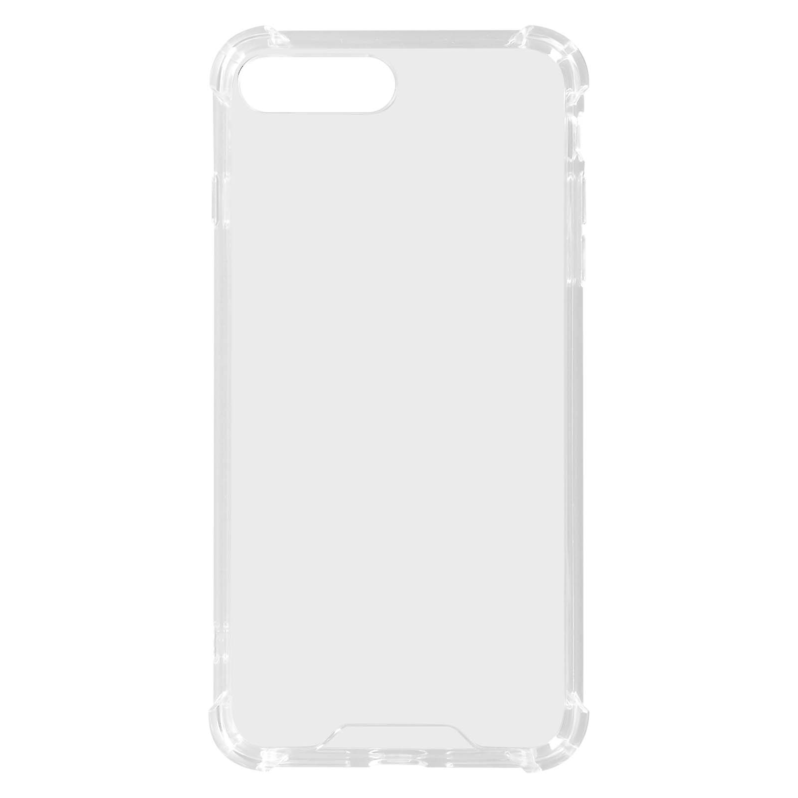 AVIZAR Schutzhülle mit verstärkten Ecken 8 Backcover, iPhone Series, Transparent Apple, Plus