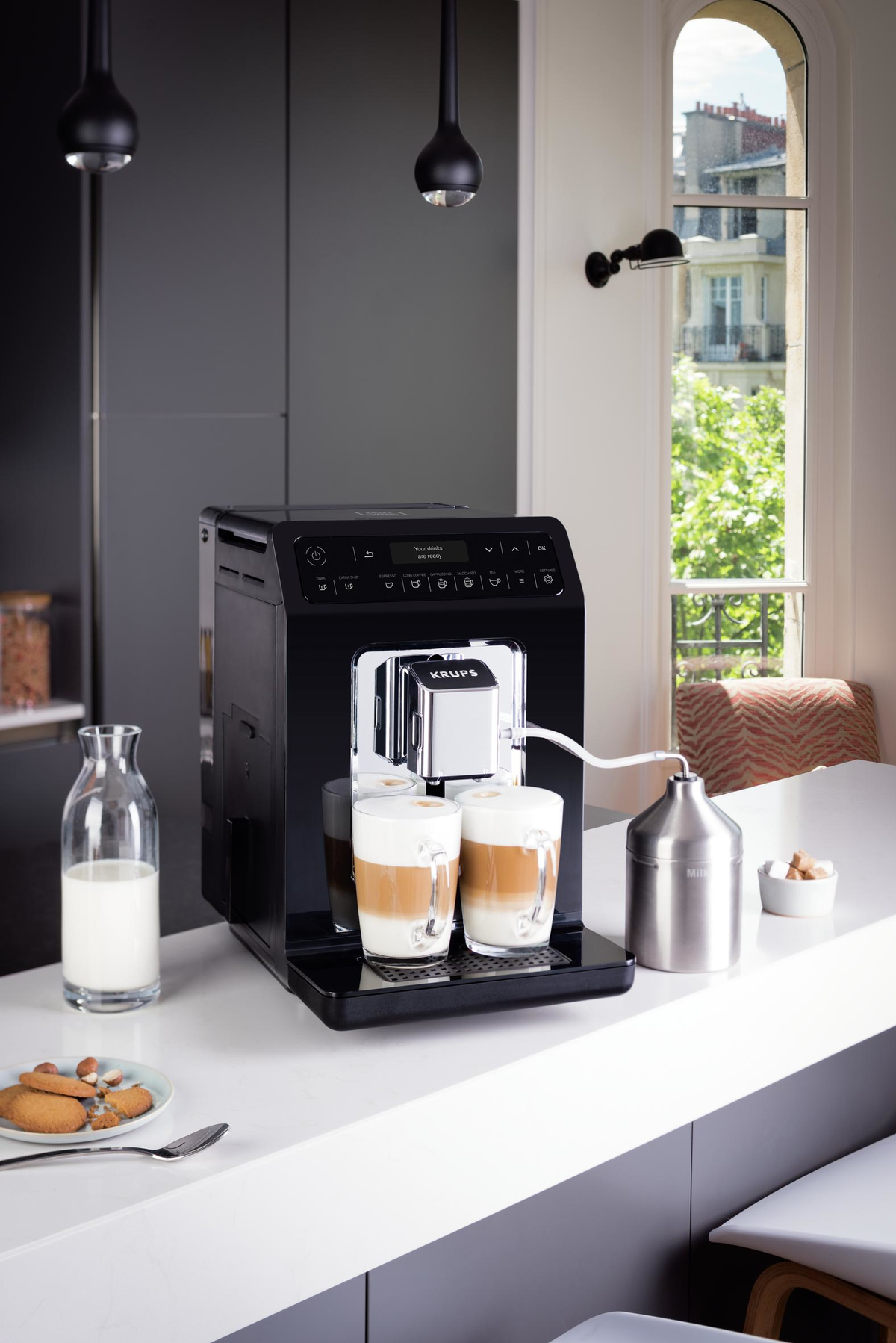 KRUPS  Evidence EA8901 - Coffee makers - Number of cups: 2 - Tube - White