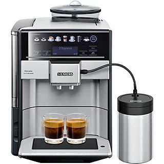 Cafetera express - SIEMENS TE657F03DE, 19 bar, 1500 W, Inox