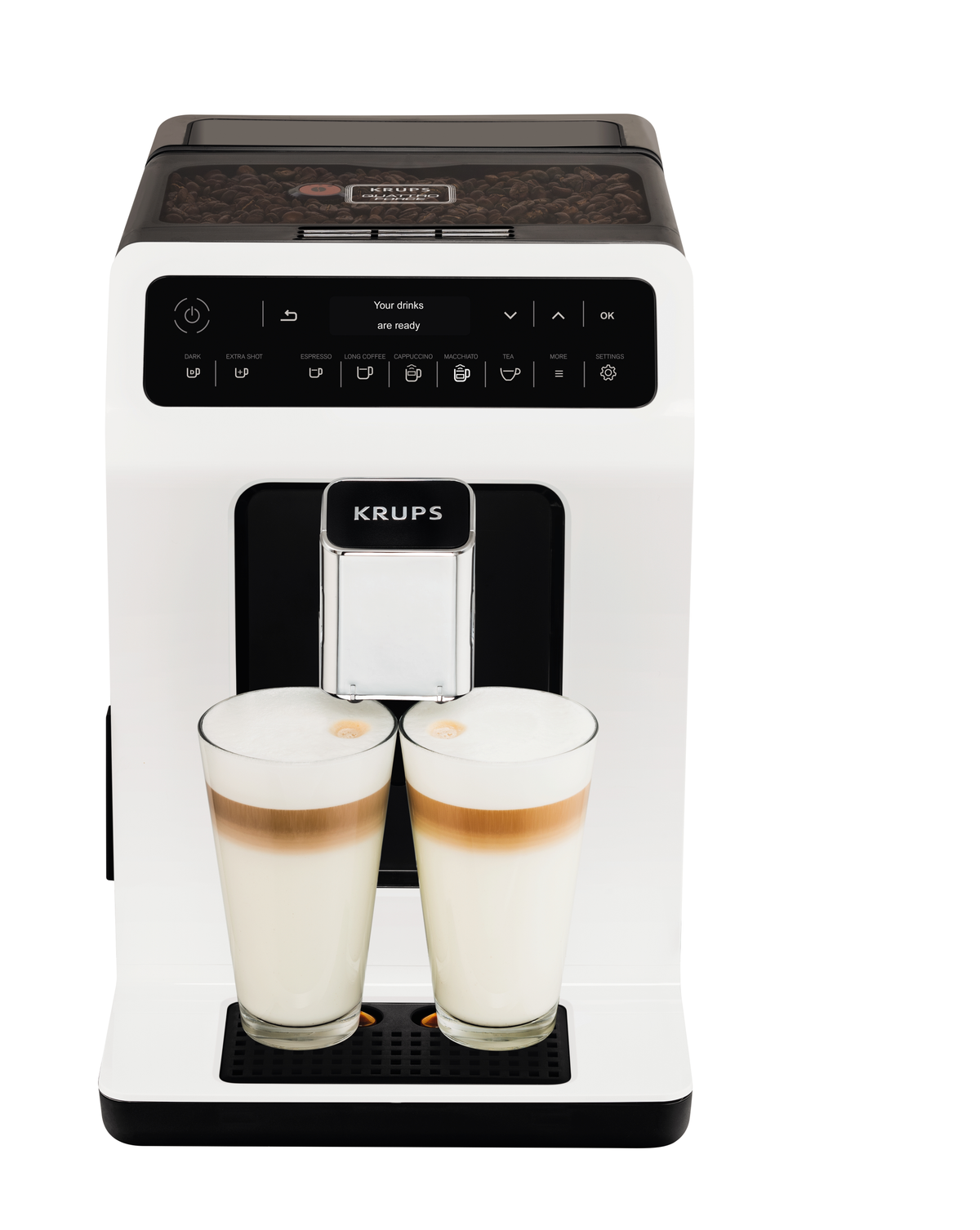 KRUPS  Evidence EA8901 - Coffee makers - Number of cups: 2 - Tube - White