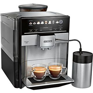 Cafetera express - SIEMENS s700, 19 bar, 1500 W, 2 tazas, Inox