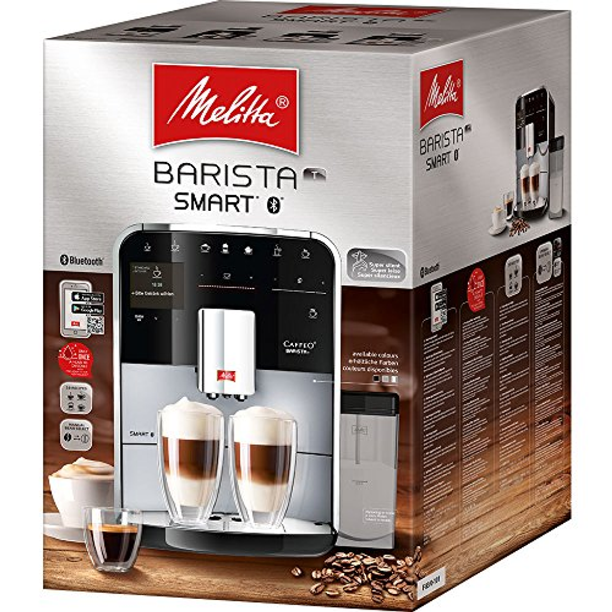 MELITTA F83/0-101 Kaffeevollautomat Silber