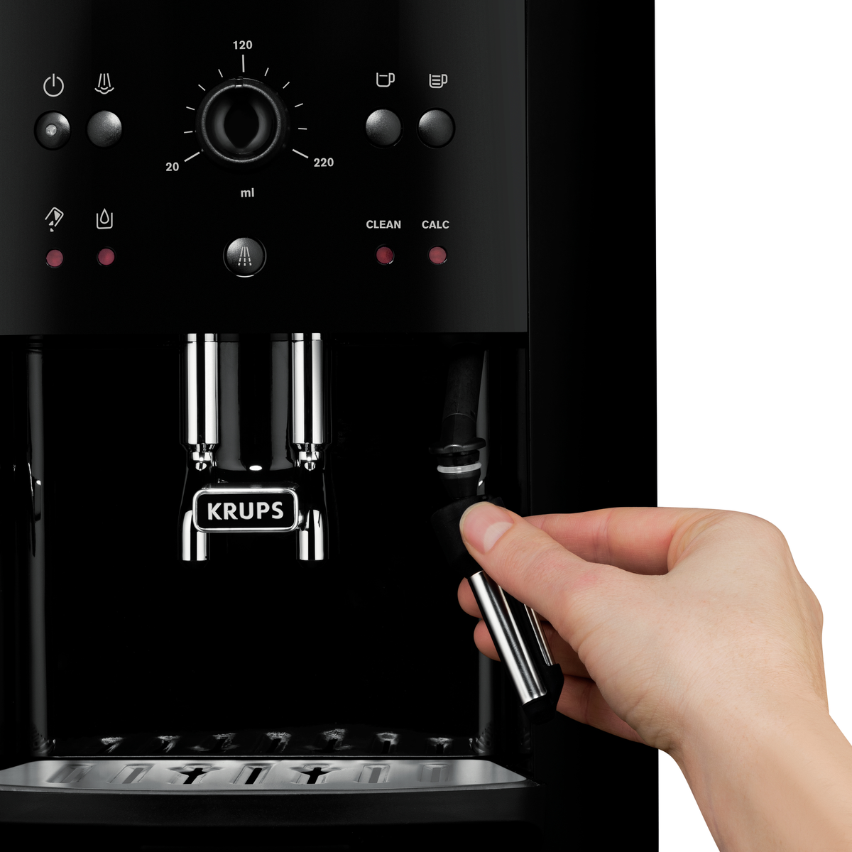 KRUPS EA8110 ARABICA PICTO BLACK Kaffeevollautomat Schwarz