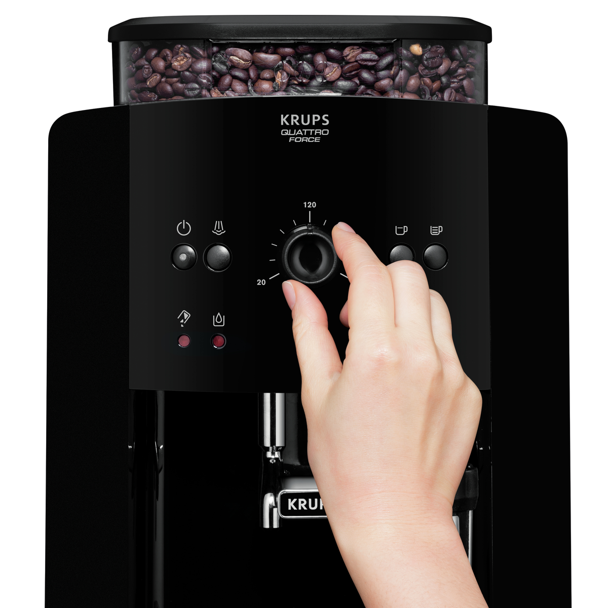 KRUPS EA8110 ARABICA PICTO BLACK Kaffeevollautomat Schwarz