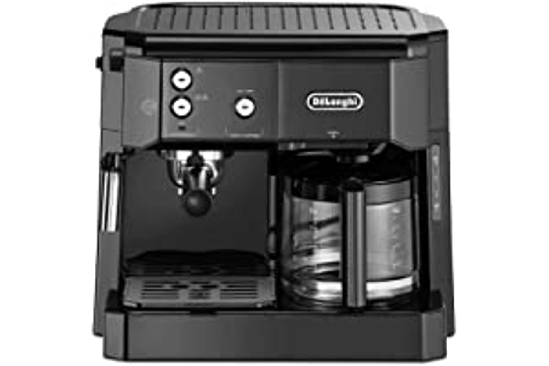 Delonghi Bco411.b Cafetera 411.b 15 molido y en monodosis 1750 w 1 liter 44 decibeles acero inoxidable resistente al negro combinada independiente totalmente 10