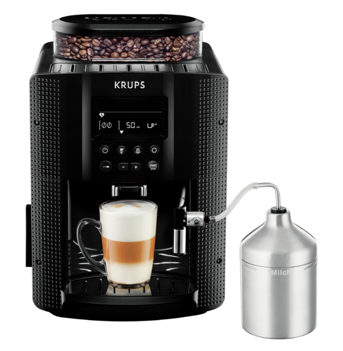 KRUPS EA Schwarz Kaffeevollautomat 8160 SCHWARZ