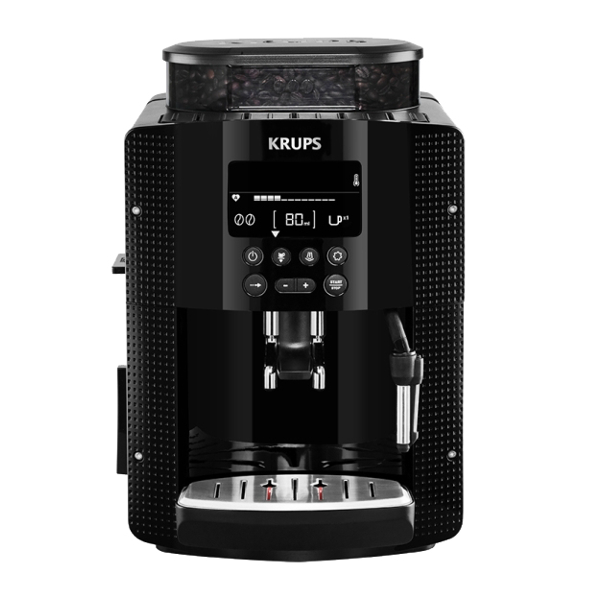 Cafetera express - YY8135FD KRUPS, 15 barbar, 1450 W, Negro