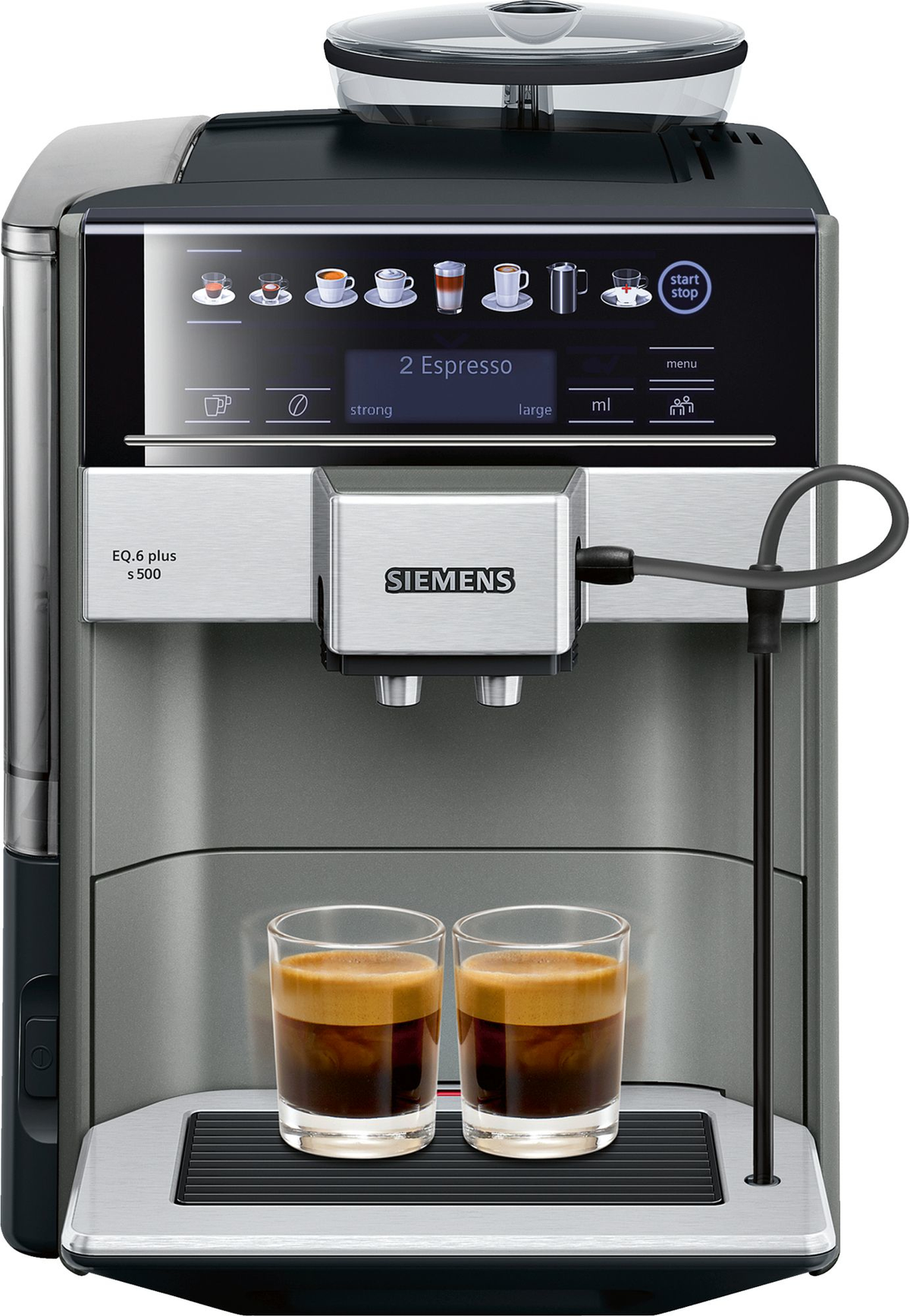 Cafetera Siemens Te655203rw 19 eq.600 recipiente en grano 300g 8 bebidas programadas color negro eléctrica espresso 17 totalmente express barbar 1500 2 eq6 s500