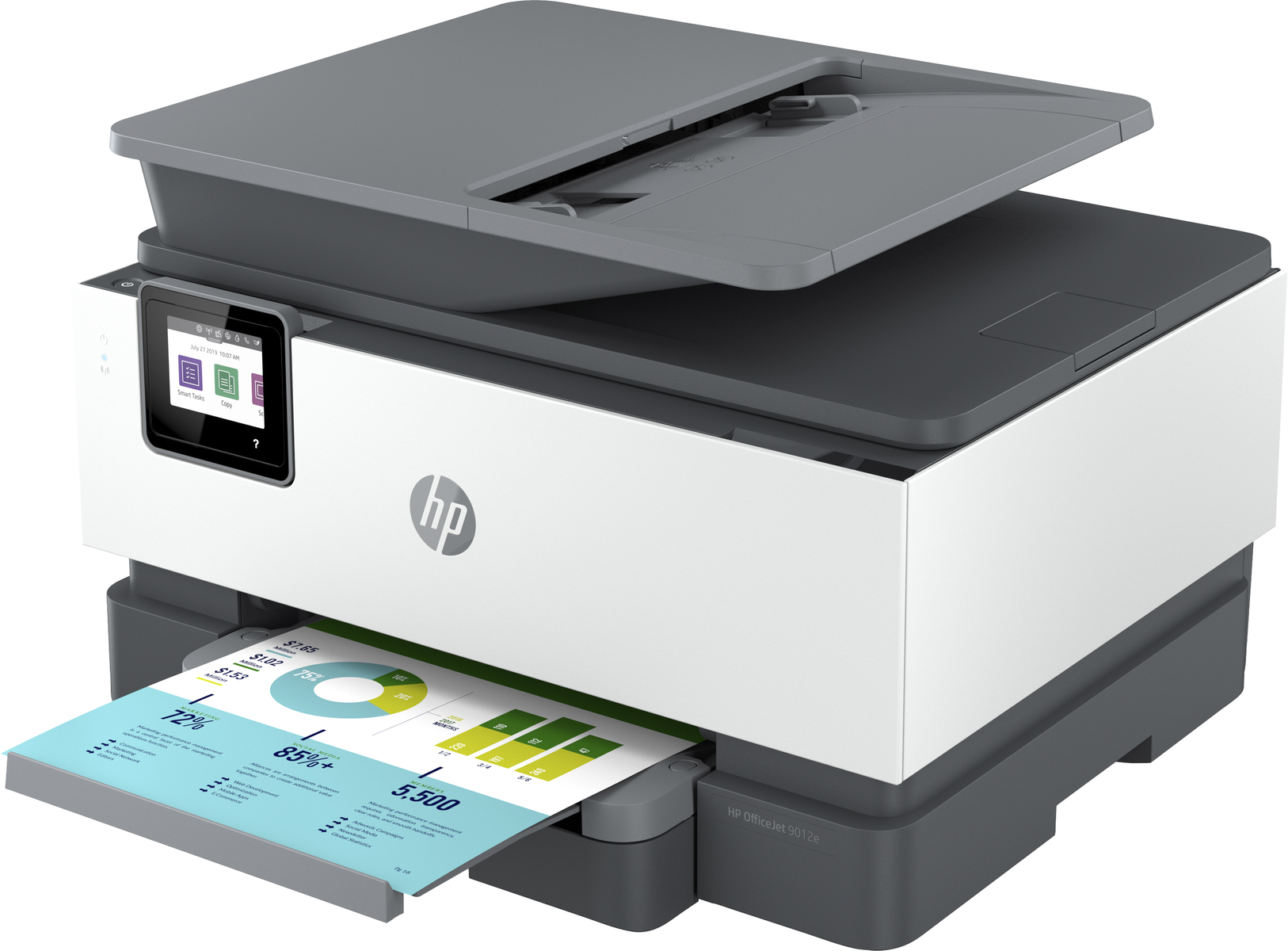 HP OFFICEJET WLAN PRO Thermal Multifunktionsdrucker Inkjet PRNTR:EU-XMO2 Netzwerkfähig 9012E AIO