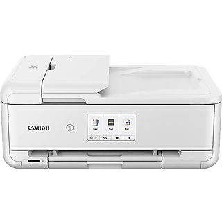 Impresora multifunción - CANON 2988C026AA, 5 depósitos de tinta independientes (PGBK, BK, C, M, Y) Tintas ChromaLife100, 6,5 ppm, Blanco