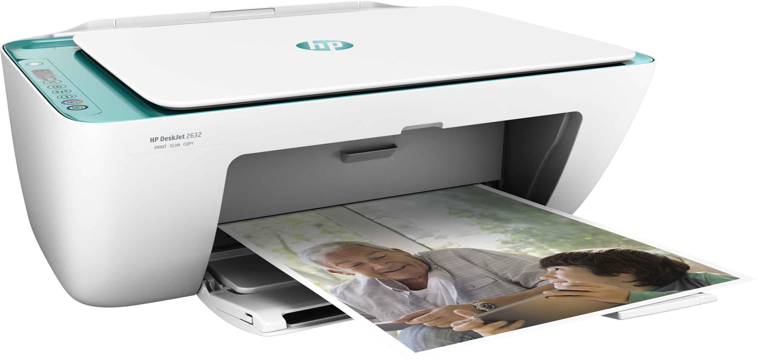 Impresora multifunción - DeskJet 2632 HP, Blanco