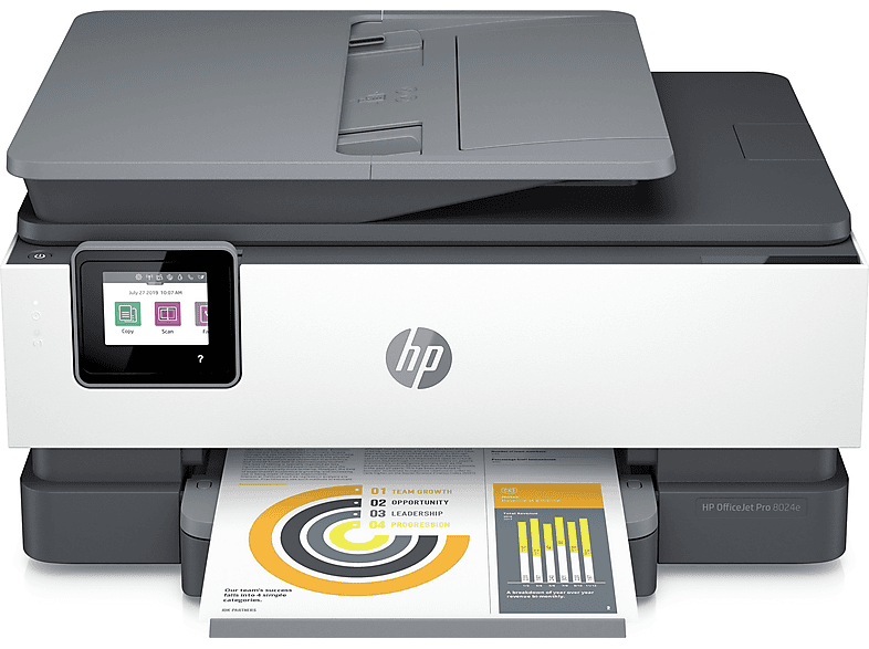 HP OFFICEJET PRO 8024E Inkjet Netzwerkfähig WLAN Multifunktionsdrucker AIO COLOR Thermal