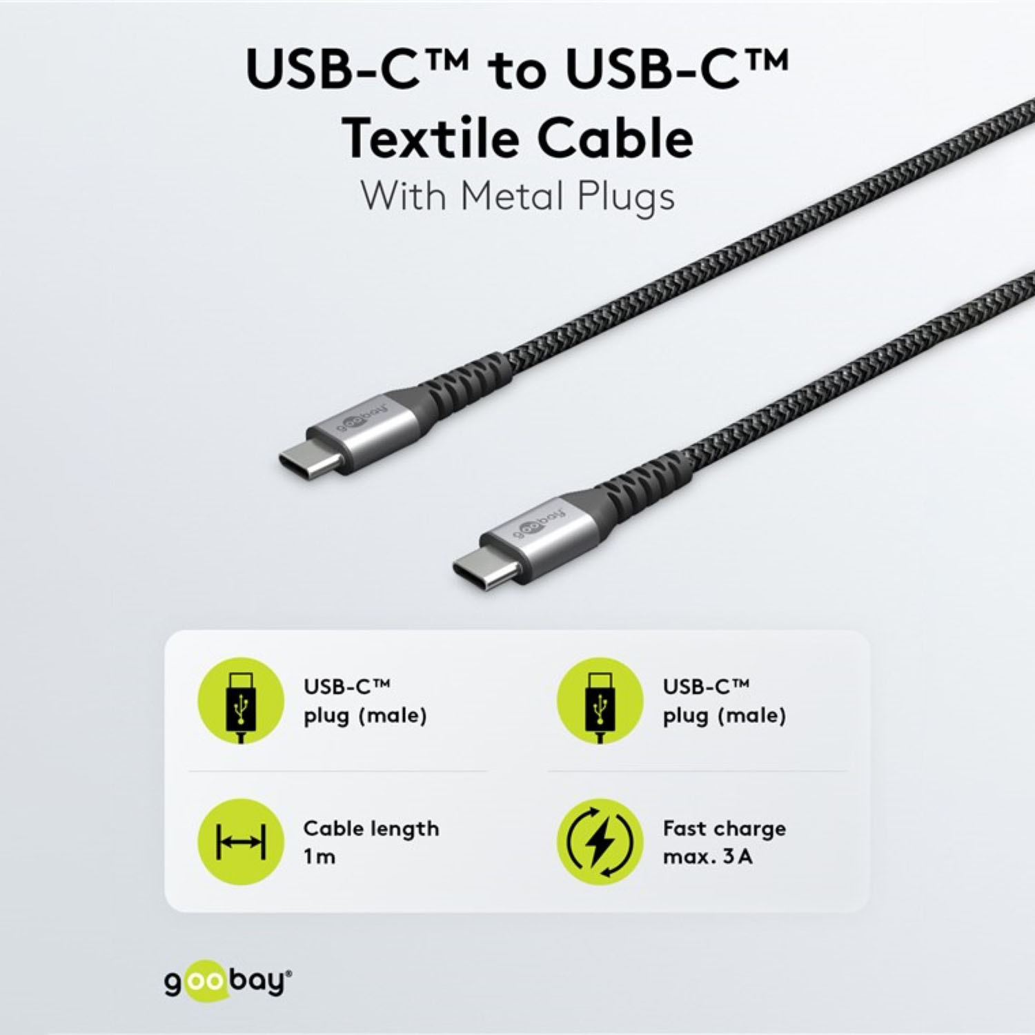 GOOBAY 49297 USB-Daten- & Ladekabel