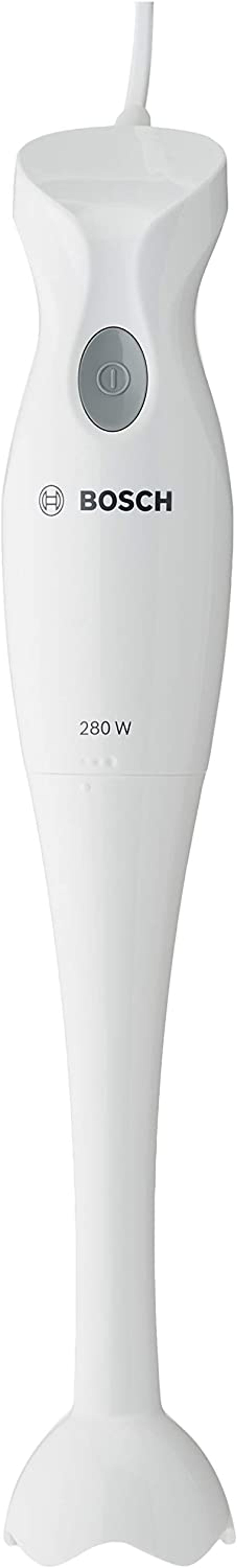 Batidora de mano - BOSCH MSM6B100 Varilla BOSCH, 280 W, 1 velocidades, Blanco