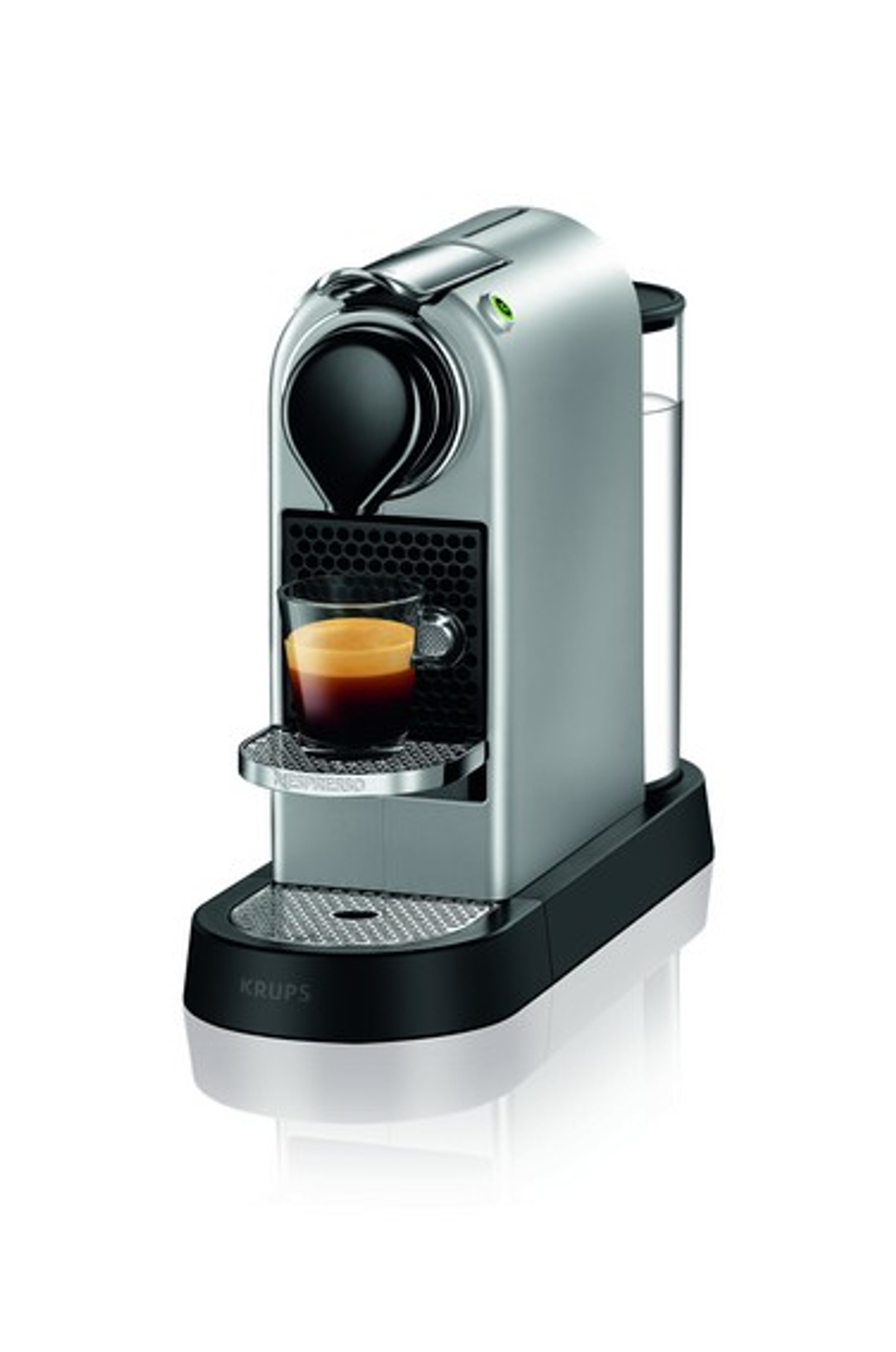 Cafetera de cápsulas - YY4118FD KRUPS NESPRESSO, 19 barbar, 1260 W, Plata