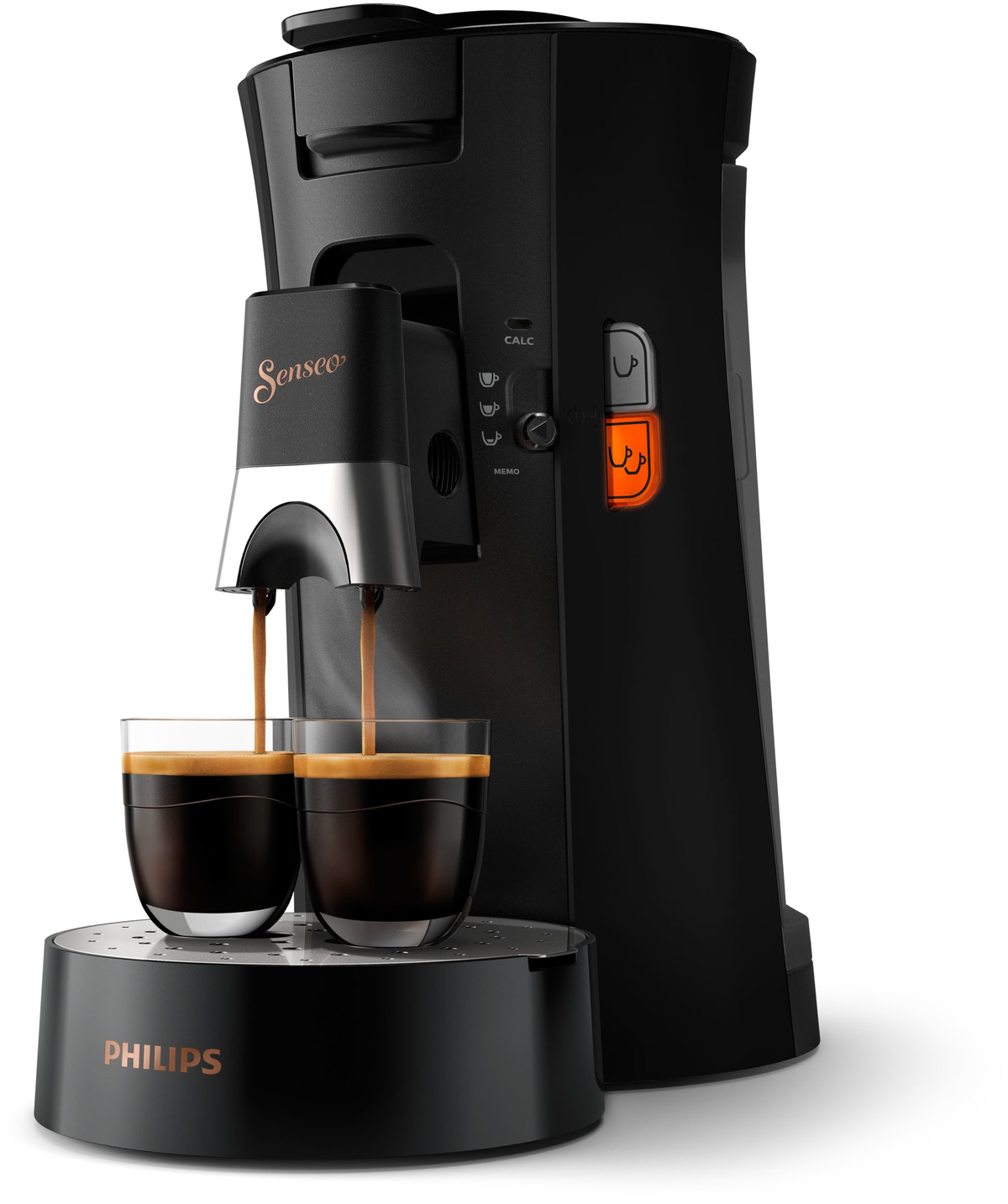 Cafetera de cápsulas - CSA240/61 PHILIPS, 1 barbar, 1450 W, Negro