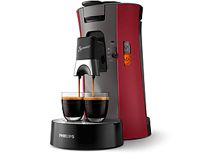 Pautas zona Altoparlante Cafetera de cápsulas - CSA240/90 PHILIPS, 1 barbar, 1450 W, Rojo |  MediaMarkt