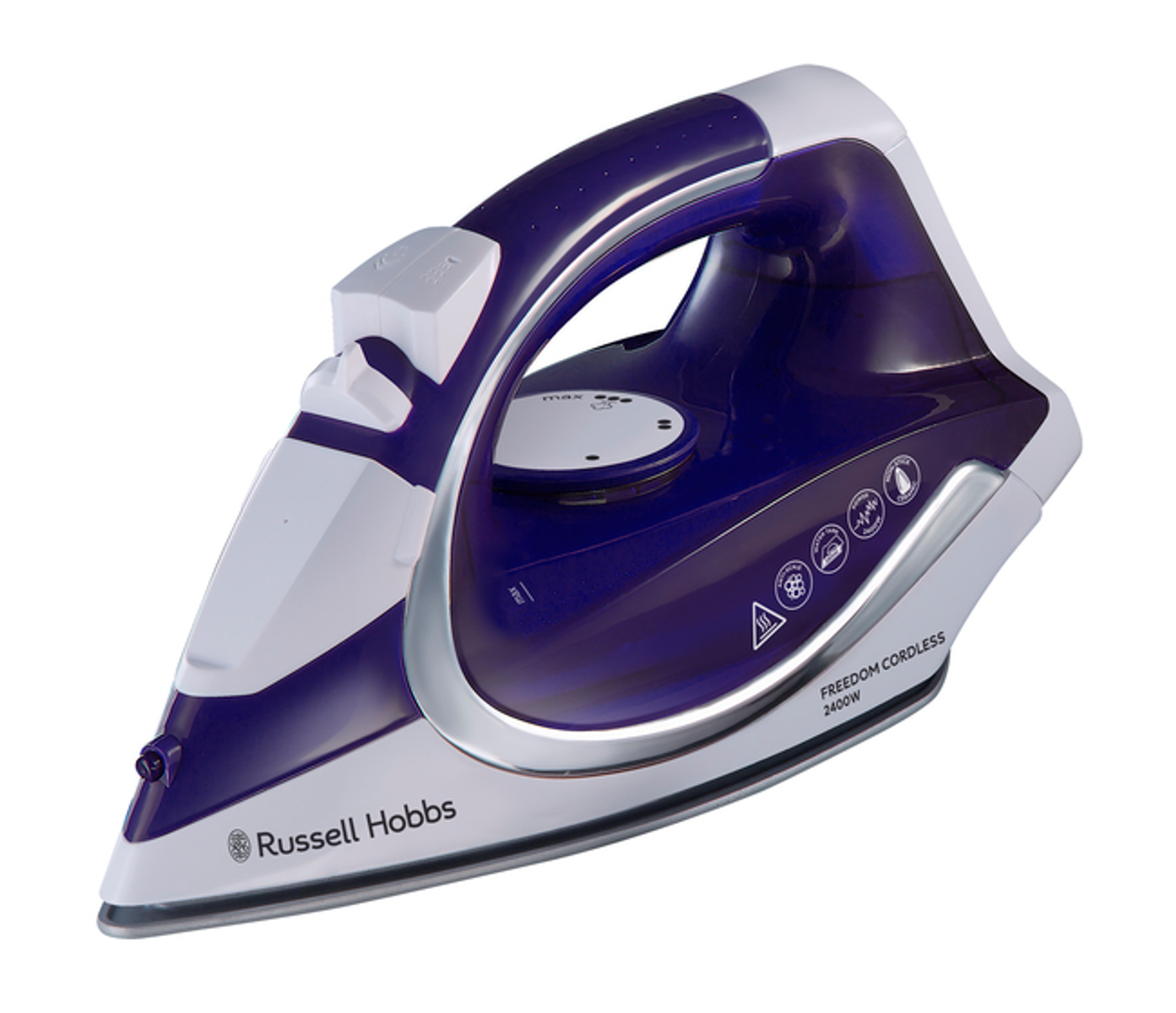 Plancha de vapor - 23300-56 RUSSELL HOBBS, 135 g/mg/min, 300 ml, Blanco