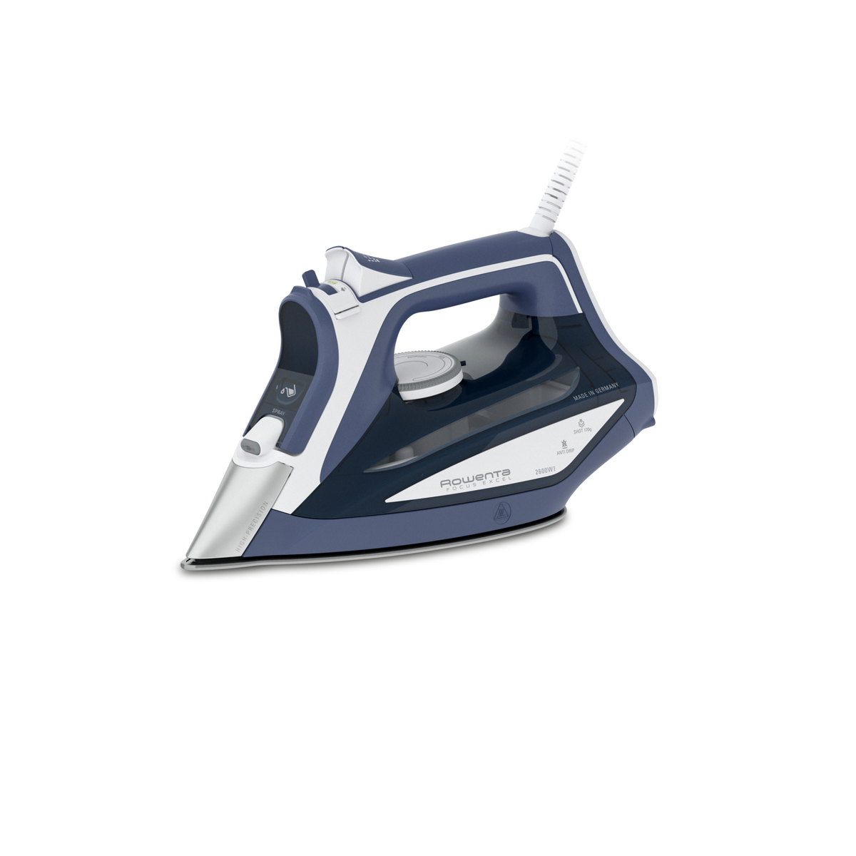 Plancha de vapor - Focus Excel DW5210 ROWENTA, 170g/min, 0,3 l, Blanco