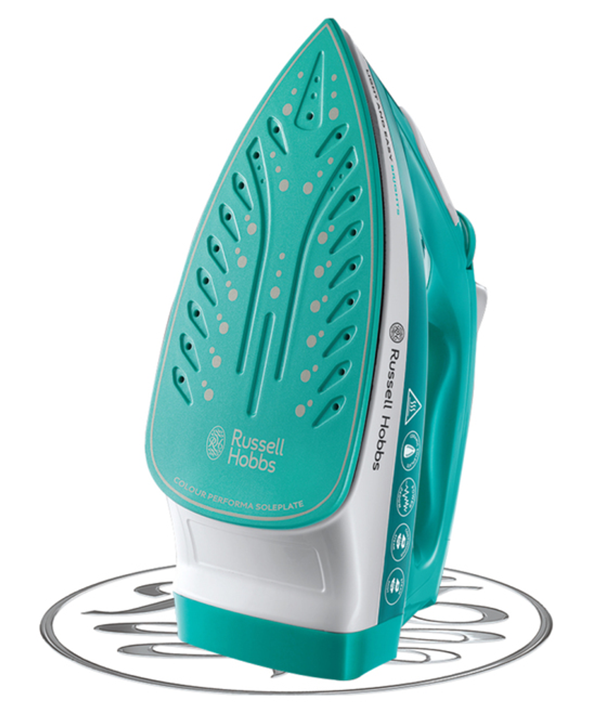 Plancha de vapor - 24840-56 RUSSELL HOBBS, 30 g/mg/min, 240 ml, Azul