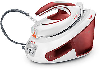 Centro de planchado - Express Anti-Calc SV8030 TEFAL, 220 V, 410 g/min,  Suela de Durilium, Blanco | MediaMarkt