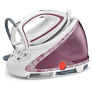 Centro de planchado - TEFAL GV9560, 220 V, 490 g/min, 7,5 bar, Suela Durilium Autoclean, Blanco