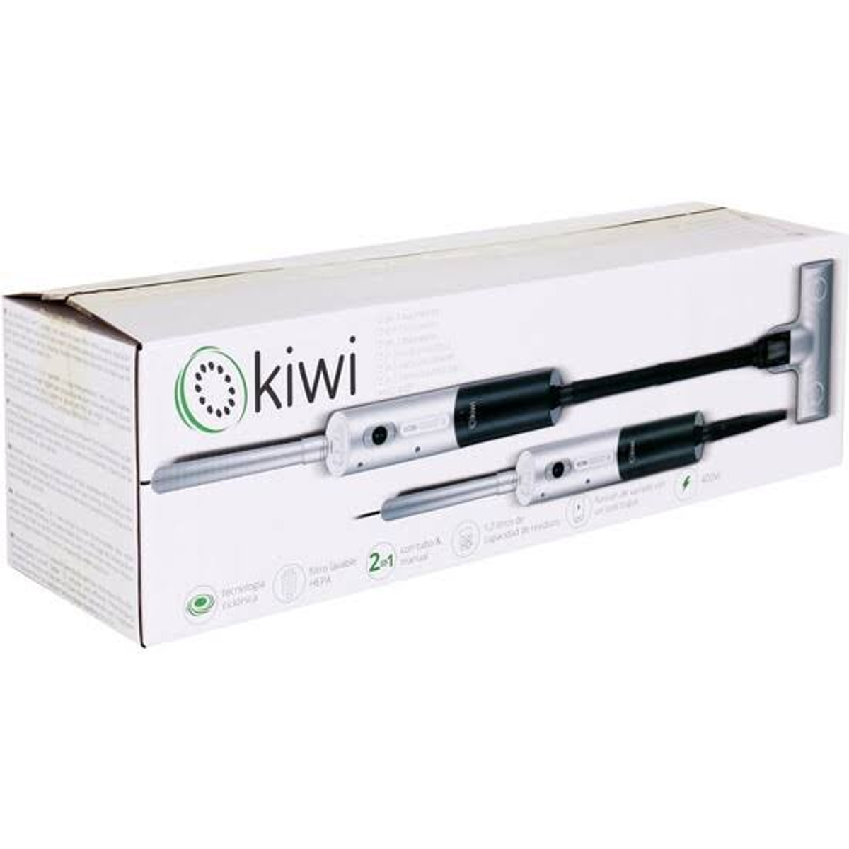 KIWI Netz-/Batteriebetrieb, Watt 400 52158 Stielsauger,